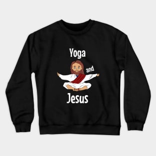 Yoga and jesus Crewneck Sweatshirt